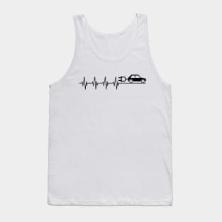 Electric Car Heartbeat Tank Top